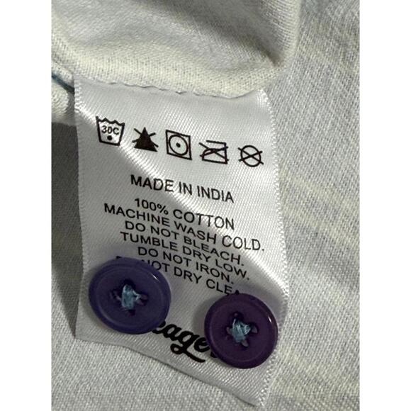 Seager Co. Amarillo Shirt Men's M Steel Blue Stripe Long Sleeve Western Cotton - Picture 9 of 9